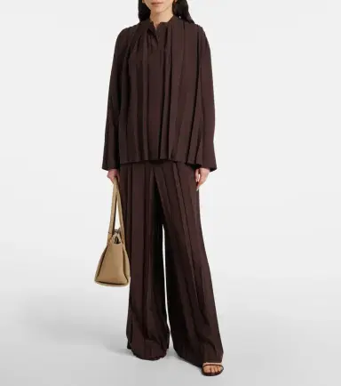 Joseph Tibre plissé wide-leg pants | Thumbnail 3 Joseph Tibre plissé wide-leg pants | Thumbnail 3
