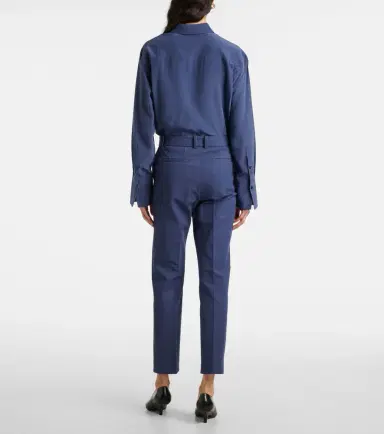 Joseph Coleman cropped gabardine slim pants | Thumbnail 4 Joseph Coleman cropped gabardine slim pants | Thumbnail 4