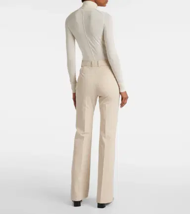 Joseph Tafira mid-rise gabardine flared pants | Thumbnail 5 Joseph Tafira mid-rise gabardine flared pants | Thumbnail 5