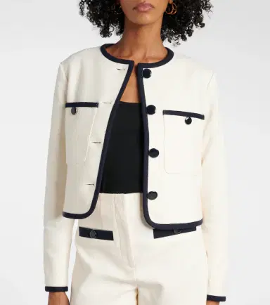 Veronica Beard Beale cotton-blend jacket | Thumbnail 3 Veronica Beard Beale cotton-blend jacket | Thumbnail 3