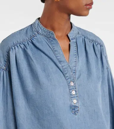Veronica Beard Kylie denim shirt | Thumbnail 2 Veronica Beard Kylie denim shirt | Thumbnail 2