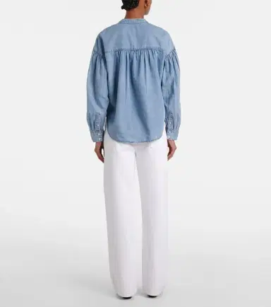 Veronica Beard Kylie denim shirt | Thumbnail 5 Veronica Beard Kylie denim shirt | Thumbnail 5