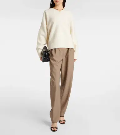 Rohe Róhe High-rise virgin wool barrel-leg pants | Thumbnail 2 Rohe Róhe High-rise virgin wool barrel-leg pants | Thumbnail 2