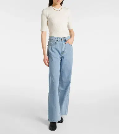Rohe Róhe Low-rise wide-leg jeans | Thumbnail 5 Rohe Róhe Low-rise wide-leg jeans | Thumbnail 5