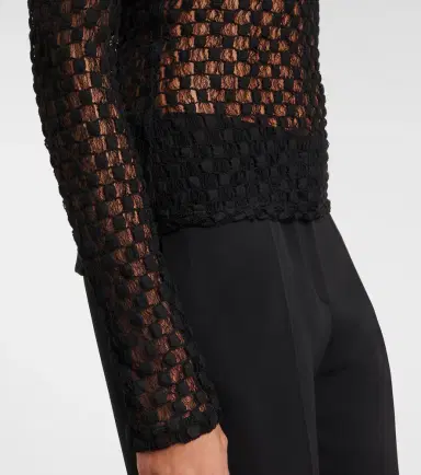 Rohe Róhe Cotton-blend lace turtleneck top | Thumbnail 3 Rohe Róhe Cotton-blend lace turtleneck top | Thumbnail 3