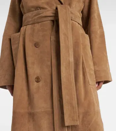 Rohe Róhe Suede wrap coat | Thumbnail 3 Rohe Róhe Suede wrap coat | Thumbnail 3