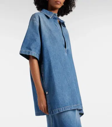 Plan C Oversized denim shirt | Thumbnail 2 Plan C Oversized denim shirt | Thumbnail 2