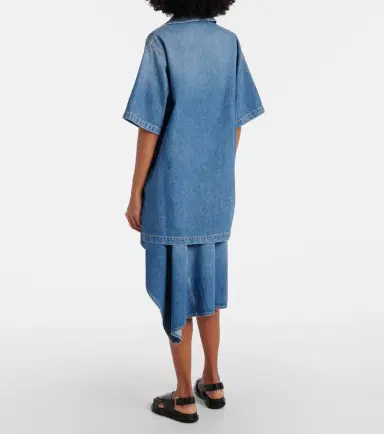 Plan C Oversized denim shirt | Thumbnail 3 Plan C Oversized denim shirt | Thumbnail 3
