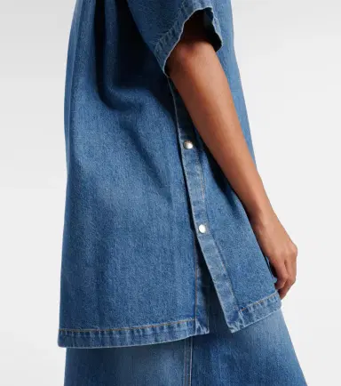 Plan C Oversized denim shirt | Thumbnail 5 Plan C Oversized denim shirt | Thumbnail 5