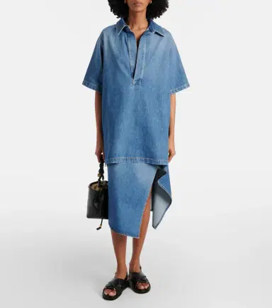 Plan C Oversized denim shirt | Thumbnail 6 Plan C Oversized denim shirt | Thumbnail 6