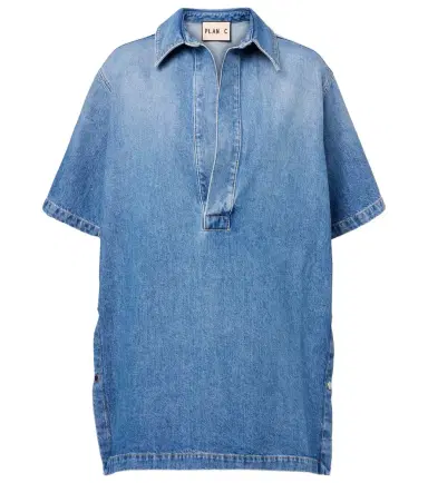 Plan C Oversized denim shirt | Thumbnail 1 Plan C Oversized denim shirt | Thumbnail 1