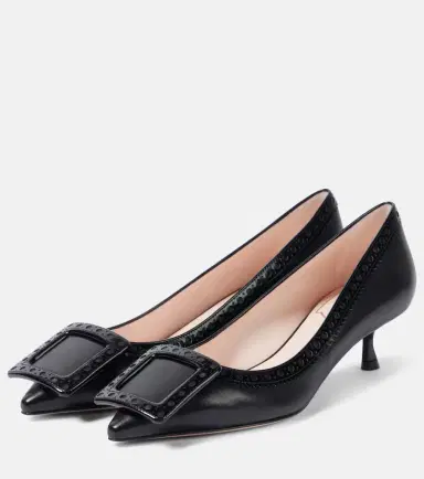 Roger Vivier Viv' In The City leather pumps | Thumbnail 3 Roger Vivier Viv' In The City leather pumps | Thumbnail 3