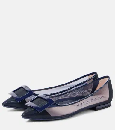 Roger Vivier Gommettine mesh ballet flats | Thumbnail 3 Roger Vivier Gommettine mesh ballet flats | Thumbnail 3