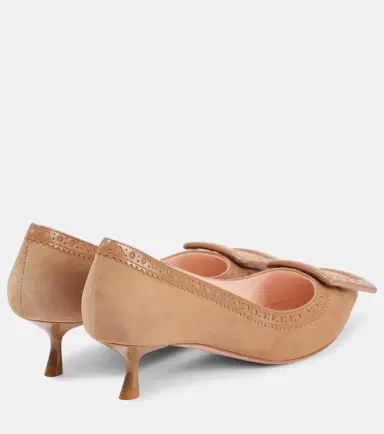 Roger Vivier Viv' in the City 45 suede pumps | Thumbnail 3 Roger Vivier Viv' in the City 45 suede pumps | Thumbnail 3