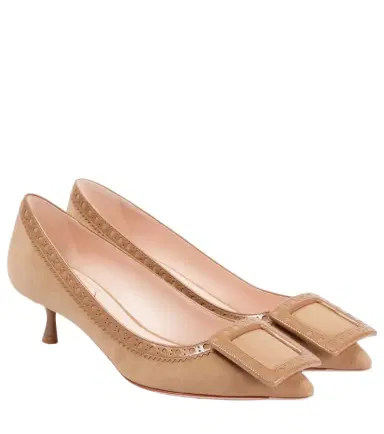 Roger Vivier Viv' in the City 45 suede pumps | Thumbnail 1 Roger Vivier Viv' in the City 45 suede pumps | Thumbnail 1