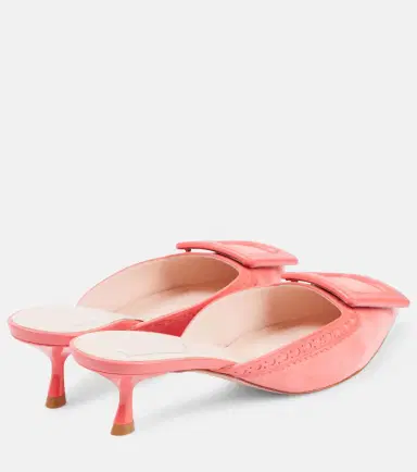 Roger Vivier Viv' In The City suede mules | Thumbnail 4 Roger Vivier Viv' In The City suede mules | Thumbnail 4