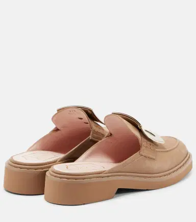 Roger Vivier Viv' Rangers suede mules | Thumbnail 2 Roger Vivier Viv' Rangers suede mules | Thumbnail 2