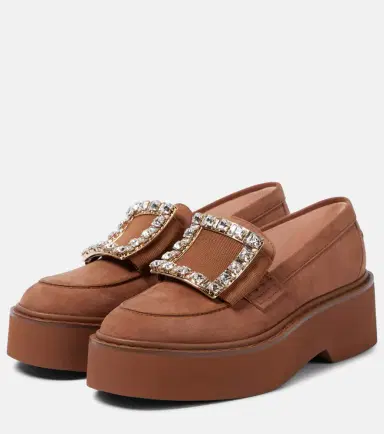 Roger Vivier Viv' Rangers suede platform loafers | Thumbnail 3 Roger Vivier Viv' Rangers suede platform loafers | Thumbnail 3