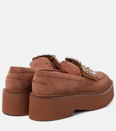 Roger Vivier Viv' Rangers suede platform loafers | Thumbnail 4 Roger Vivier Viv' Rangers suede platform loafers | Thumbnail 4
