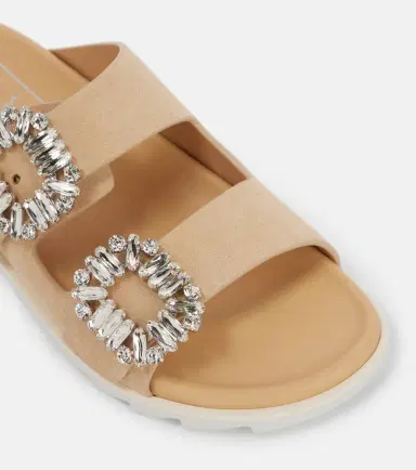 Roger Vivier Slidy Viv' suede slides | Thumbnail 2 Roger Vivier Slidy Viv' suede slides | Thumbnail 2