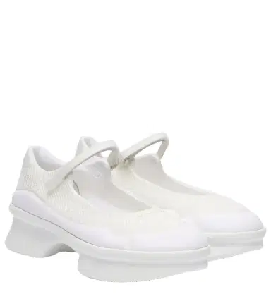Prada Wavy mesh Mary Jane flats | Thumbnail 1 Prada Wavy mesh Mary Jane flats | Thumbnail 1