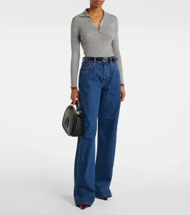 Gucci Cashmere and silk polo sweater | Thumbnail 2 Gucci Cashmere and silk polo sweater | Thumbnail 2