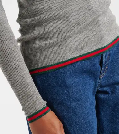 Gucci Cashmere and silk polo sweater | Thumbnail 5 Gucci Cashmere and silk polo sweater | Thumbnail 5