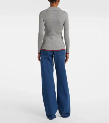 Gucci Cashmere and silk polo sweater | Thumbnail 6 Gucci Cashmere and silk polo sweater | Thumbnail 6
