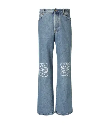 Loewe Anagram wide-leg jeans | Thumbnail 1 Loewe Anagram wide-leg jeans | Thumbnail 1