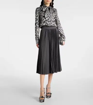 Dolce & Gabbana Plissé midi skirt | Thumbnail 4 Dolce & Gabbana Plissé midi skirt | Thumbnail 4