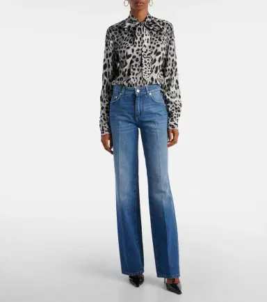 Dolce & Gabbana High-rise wide-leg jeans | Thumbnail 4 Dolce & Gabbana High-rise wide-leg jeans | Thumbnail 4