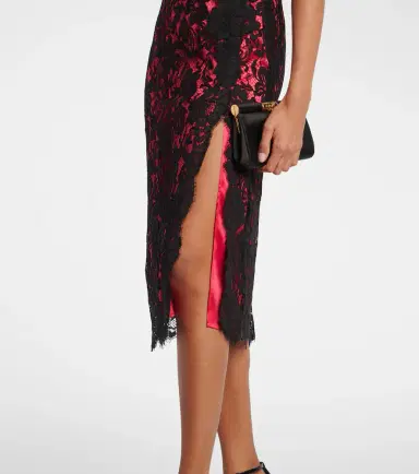 Dolce & Gabbana Floral cotton-blend lace slip dress | Thumbnail 3 Dolce & Gabbana Floral cotton-blend lace slip dress | Thumbnail 3