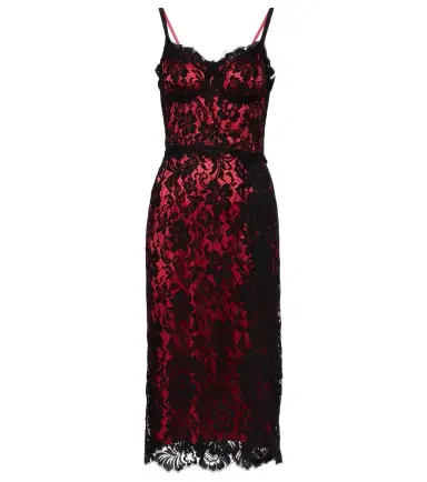 Dolce & Gabbana Floral cotton-blend lace slip dress | Thumbnail 1 Dolce & Gabbana Floral cotton-blend lace slip dress | Thumbnail 1