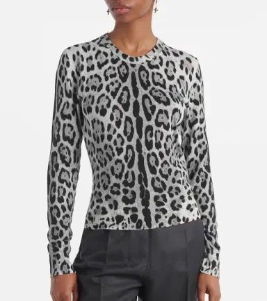 Dolce & Gabbana Animal-print silk sweater | Thumbnail 5 Dolce & Gabbana Animal-print silk sweater | Thumbnail 5