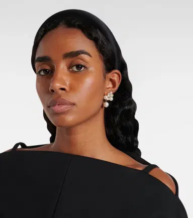 Jennifer Behr Tori satin headband | Thumbnail 3 Jennifer Behr Tori satin headband | Thumbnail 3