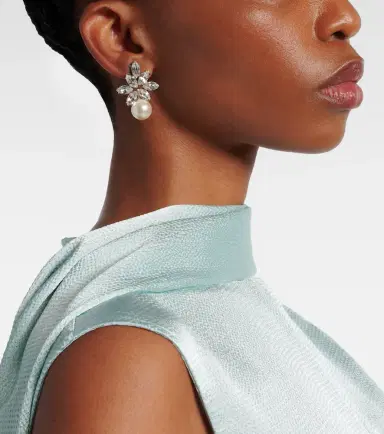 Jennifer Behr Liza embellished faux pearl earrings | Thumbnail 5 Jennifer Behr Liza embellished faux pearl earrings | Thumbnail 5