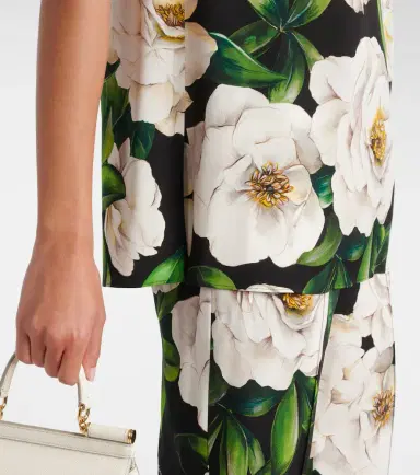 Dolce & Gabbana Floral silk-blend charmeuse top | Thumbnail 3 Dolce & Gabbana Floral silk-blend charmeuse top | Thumbnail 3