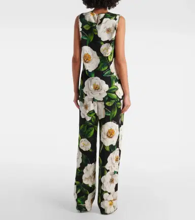 Dolce & Gabbana Floral silk-blend charmeuse top | Thumbnail 5 Dolce & Gabbana Floral silk-blend charmeuse top | Thumbnail 5