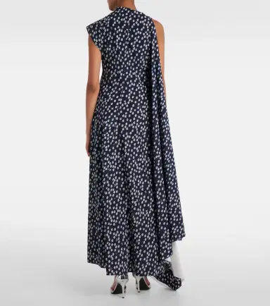 Proenza Schouler Devyn floral draped maxi dress | Thumbnail 3 Proenza Schouler Devyn floral draped maxi dress | Thumbnail 3