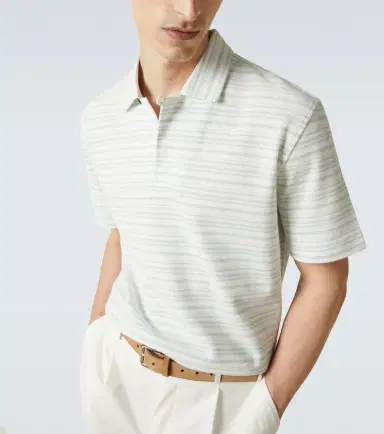 Zegna Cotton polo shirt | Thumbnail 5 Zegna Cotton polo shirt | Thumbnail 5