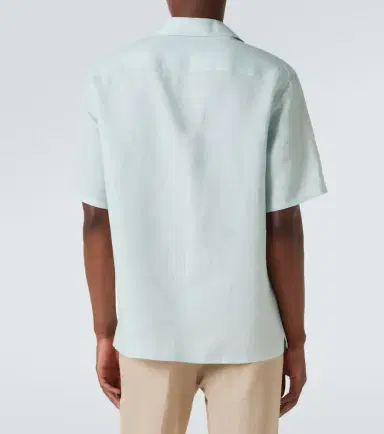 Zegna Linen bowling shirt | Thumbnail 5 Zegna Linen bowling shirt | Thumbnail 5