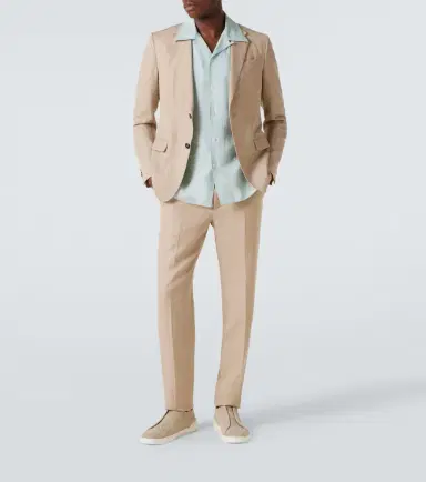 Zegna Linen bowling shirt | Thumbnail 6 Zegna Linen bowling shirt | Thumbnail 6