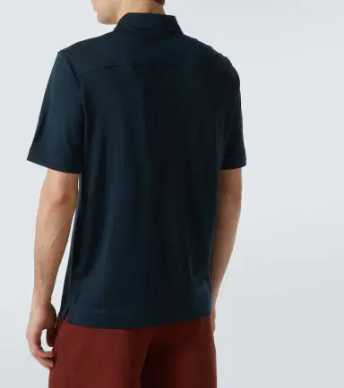 Zegna Silk and cotton polo shirt | Thumbnail 2 Zegna Silk and cotton polo shirt | Thumbnail 2