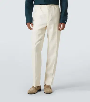 Zegna Linen straight pants | Thumbnail 2 Zegna Linen straight pants | Thumbnail 2