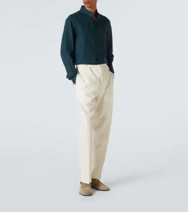 Zegna Linen straight pants | Thumbnail 4 Zegna Linen straight pants | Thumbnail 4