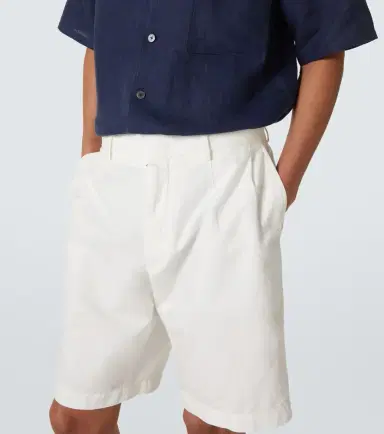 Zegna Cotton and linen Bermuda shorts | Thumbnail 5 Zegna Cotton and linen Bermuda shorts | Thumbnail 5