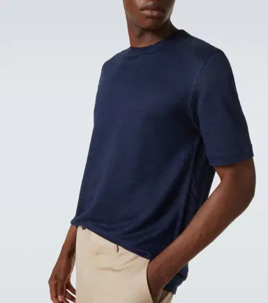 Zegna Linen T-shirt | Thumbnail 2 Zegna Linen T-shirt | Thumbnail 2