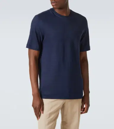 Zegna Linen T-shirt | Thumbnail 3 Zegna Linen T-shirt | Thumbnail 3