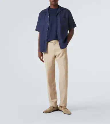 Zegna Linen T-shirt | Thumbnail 4 Zegna Linen T-shirt | Thumbnail 4