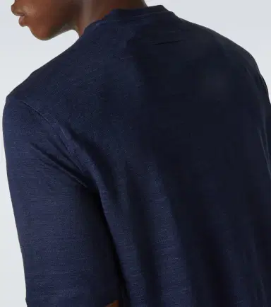 Zegna Linen T-shirt | Thumbnail 5 Zegna Linen T-shirt | Thumbnail 5